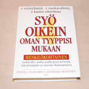 Syö oikein oman tyyppisi mukaan